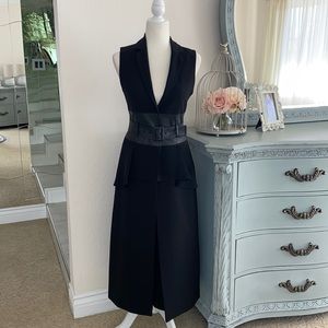 BCBG Belted Long Vest